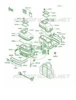 AccessorySide BagZG1200 B6B7 para Kawasaki Voyager XII 1994