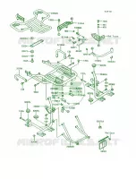 AccessoryTrunk Bracket para Kawasaki Voyager XII 1994