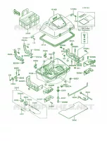 AccessoryTrunkZG1200 B6B7 para Kawasaki Voyager XII 1994