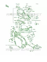 Battery CaseZG1200 B8B9 para Kawasaki Voyager XII 1994