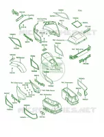 DecalsZG1200 B6B7 para Kawasaki Voyager XII 1994