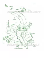 Fenders para Kawasaki Voyager XII 1994