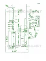 Front Fork para Kawasaki Voyager XII 1994