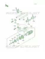 Gear Change DrumShift Forks para Kawasaki Voyager XII 1994