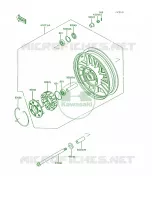 Rear WheelChain para Kawasaki Voyager XII 1994