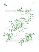 Battery Case para Kawasaki Voyager 1988