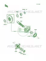 Front Bevel Gear para Kawasaki Voyager 1988