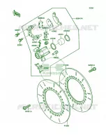 Front Brake para Kawasaki Voyager 1988