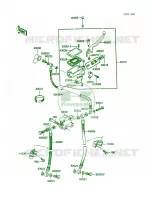 Front Master Cylinder para Kawasaki Voyager 1988