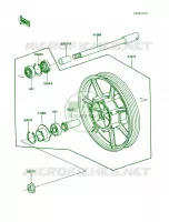 Front Wheel para Kawasaki Voyager 1988