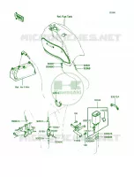 Fuel Evaporative System para Kawasaki Voyager 1988