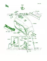 Fuel Tank para Kawasaki Voyager 1988