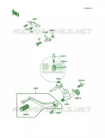 Gear Change Mechanism para Kawasaki Voyager 1988
