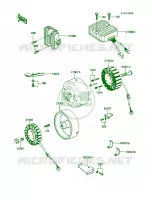 Generator para Kawasaki Voyager 1988