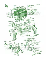 Radiator para Kawasaki Voyager 1988