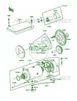 Starter Motor para Kawasaki Voyager 1988