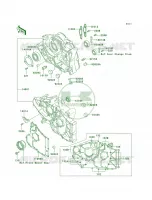 Crankcase para Kawasaki Bayou 300 4X4 1999