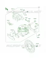 Front Brake para Kawasaki Bayou 300 4X4 1999