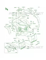 Front Fenders para Kawasaki Bayou 300 4X4 1999