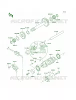 Gear Change DrumShift Forks para Kawasaki Bayou 300 4X4 1999