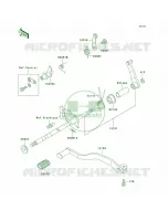 Gear Change Mechanism para Kawasaki Bayou 300 4X4 1999