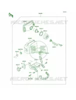 Optional PartsHeadlight para Kawasaki Bayou 300 4X4 1999