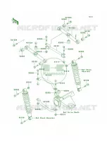 Rear Suspension para Kawasaki Bayou 300 4X4 1999