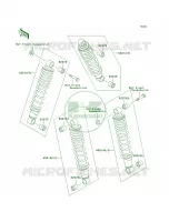 Shock Absorbers para Kawasaki Bayou 300 4X4 1999