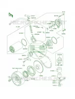 Starter Motor para Kawasaki Bayou 300 4X4 1999