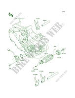 Gear Change DrumShift Forks para Kawasaki KFX450R 2014