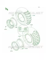 WheelsTires para Kawasaki Lakota Sport 2002