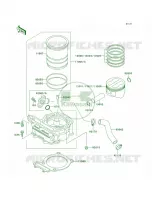 CylinderPistons para Kawasaki Mojave 250 1998