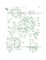 Engine Covers para Kawasaki Mojave 250 1998