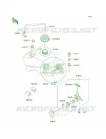 Fuel Tank para Kawasaki Mojave 250 1998