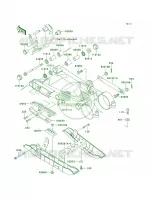 Swingarm para Kawasaki Mojave 250 1998