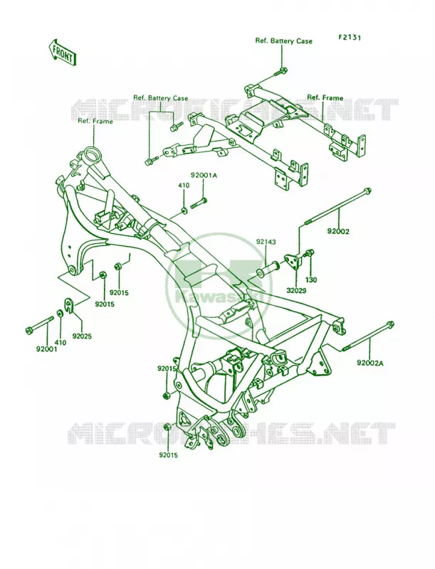 Frame Fittings Kawasaki MOTOS 1000 1993 Concours  ZG1000-A8