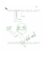 Brake Pedal para Kawasaki KX125 2003