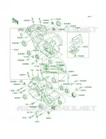 Crankcase para Kawasaki KX125 2003