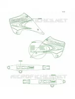Decals para Kawasaki KX125 2003
