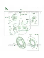 Front Brake para Kawasaki KX125 2003