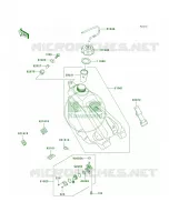 Fuel Tank para Kawasaki KX125 2003