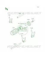 Gear Change DrumShift Forks para Kawasaki KX125 2003