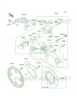 Rear Brake para Kawasaki KX125 2003