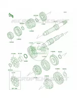 Transmission para Kawasaki KX125 2003