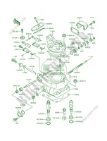 Cylinder HeadCylinder para Kawasaki KX125 1995