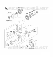 CIGÜEÑAL para Kawasaki KEF300 1997