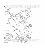 Cubiertas del motor para Kawasaki KEF300 1997