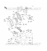 FILTRO DE AIRE para Kawasaki KEF300 1997