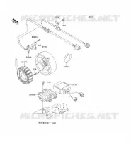 GENERADOR para Kawasaki KEF300 1997