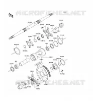 HUB TRASERO para Kawasaki KEF300 1997